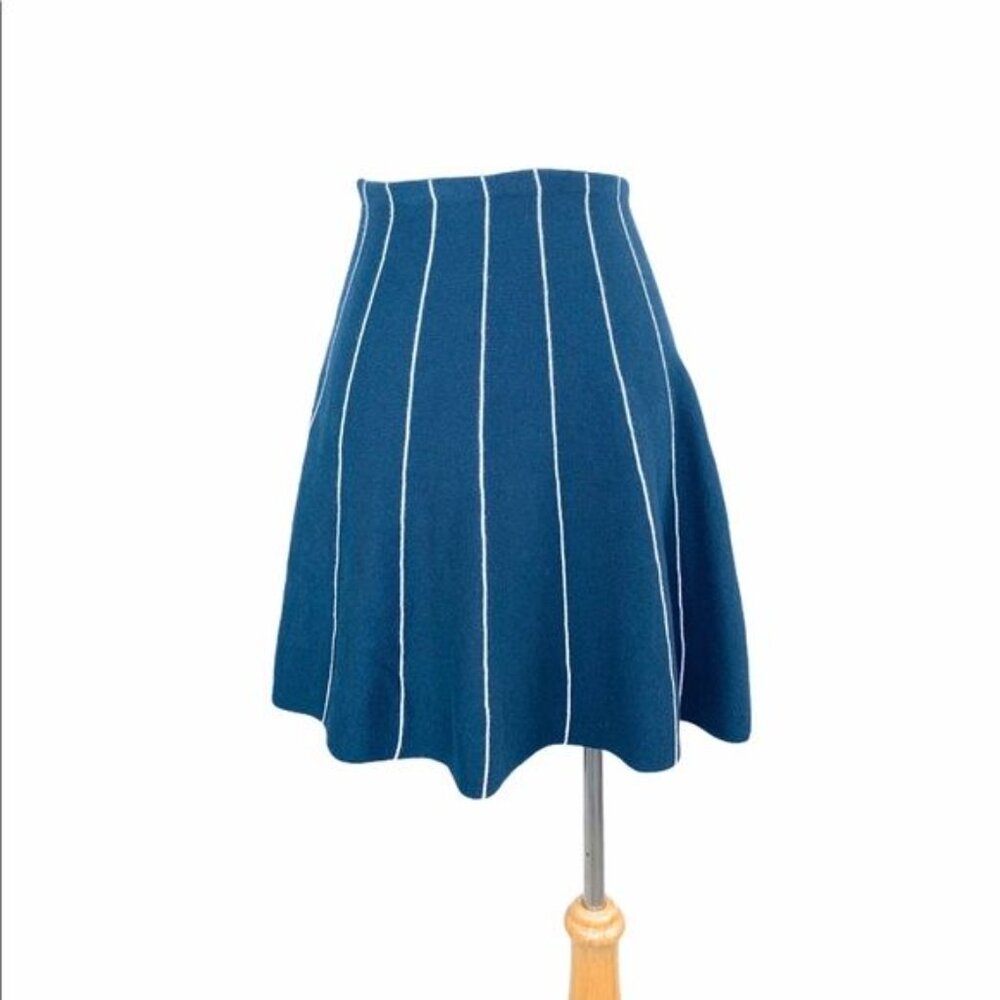 Harajuku Lolita Mini Skirt Knit A-line Skater Knit Japanese Designer Size S - Picture 11 of 11